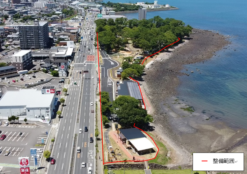 南からの鳥観図