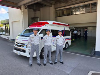 救急隊増隊に伴う運用開始式の写真2