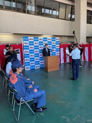 救急隊増隊に伴う運用開始式の写真3