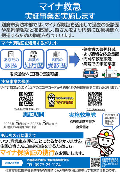 マイナ救急実証事業の写真